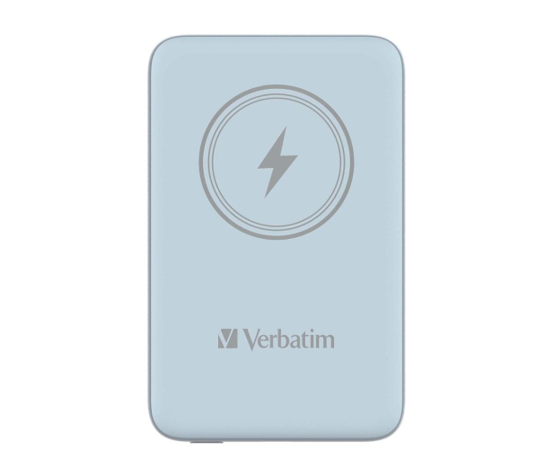 VERBATIM Charge 'n' Go Magnetic Wireless PowerBank 10000mAh niebieski 32247 - 1236531 - zdjęcie